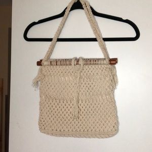 Santa Rosa de Lima (costa rica) knit bag in cream